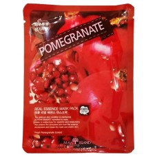 MAY ISLAND Real Essence Pomegranate Mask Pack (25ml x 10ea) / Тканевая маска для лица Гранат