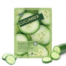 MAY ISLAND Real Essence Cucumber Mask Pack (25ml x 10ea) /Тканевая маска для лица Огурец