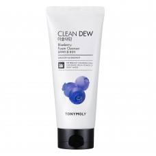 Tony Moly Clean Dew Foam Cleanser - Blueberry / Пенка для умывания с экстрактом черники