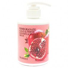 Очищающий увлажняющий массажный крем с экстрактом граната / Deoproce Clean & White Cleansing & Massage Cream Pomegranate 450g