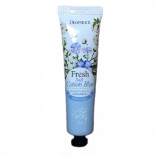 Deoproce Soft Cotton Blue Perfumed Hand Cream 50g / Парфюмированный крем для рук с экстрактом хлопка