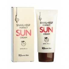 Крем мягкий солнцезащитный  SPF50 с муцином улитки / Snail+EGF perfect Sun cream