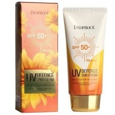 Deoproce UV Defence Sun cream SPF 50++ PA++ 70g / Легкий увлажняющий солнцезащитный крем