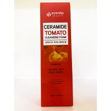 Пенка для умывания с экстрактом помидора / EYENLIP CERAMIDE TOMATO CLEANSING FOAM 100ML