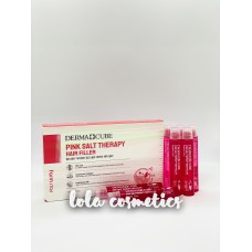 Укрепляющий филлер с розовой солью для волос / [FARMSTAY] Derma Cube Pink Salt Therapy Hair Filler 13ml*10pcs