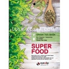 Eyenlip Super Food Green Tea Mask 10ea / Набор тканевых масок "Зеленый чай"