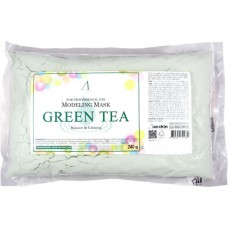 Anskin Original Modeling Mask - Green Tea 240g / Маска альгинатная с экстратом зеленого чая (пакет)