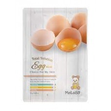 Meloso Total solution egg mask 10ea /  Тканевая маска с экстрактом яйца